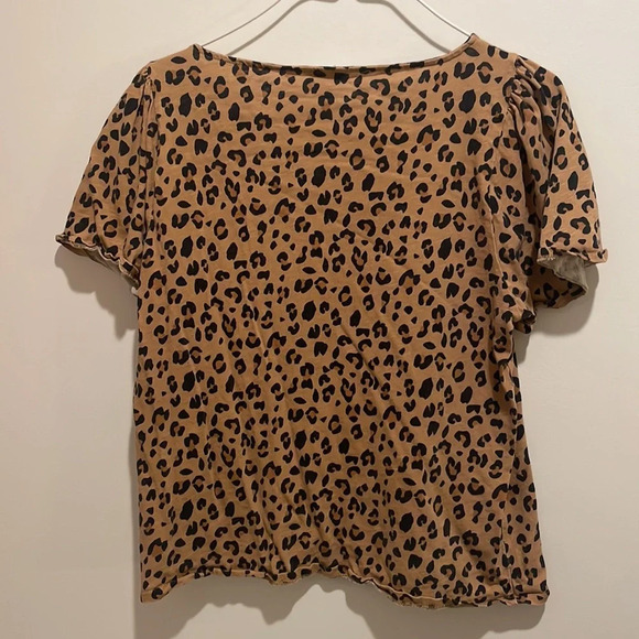 J Crew Cheetah Tee - Picture 2 of 2